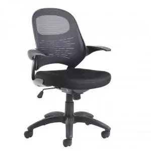 image of Orion mesh back operators chair - black