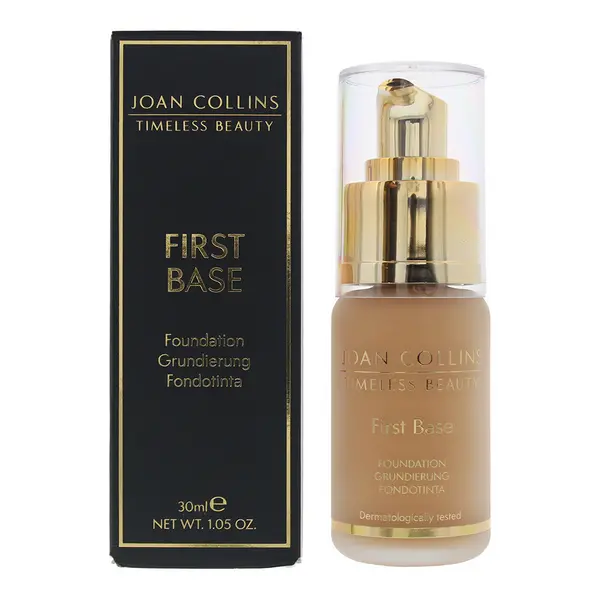 image of Joan Collins First Base Warm Dark Foundation 30ml