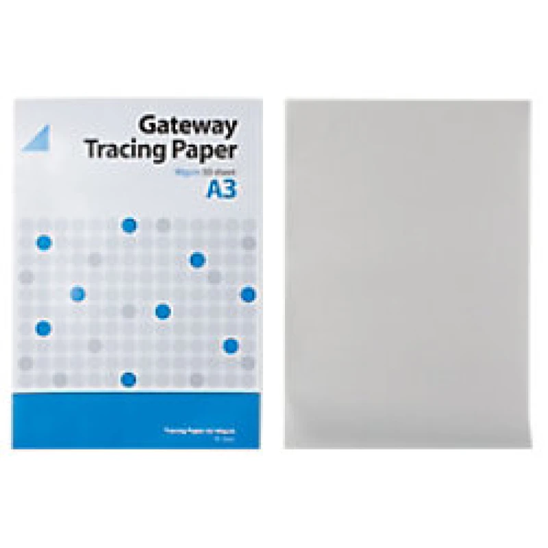 Image of Gateway Technical Tracing Paper Pad A3 90gsm 50 Sheets, Clear RG002254