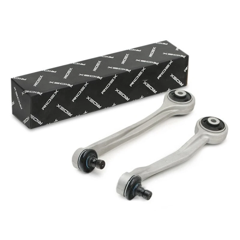Image of RIDEX 772S0581 Control arm repair kit with rubber mount, Front Axle, Control Arm Aluminium Suspension Kit (772)