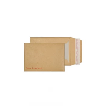 Image of Board Back Pocket Peel and Seal Manilla 120GM BX250 162X114 - Box of 250