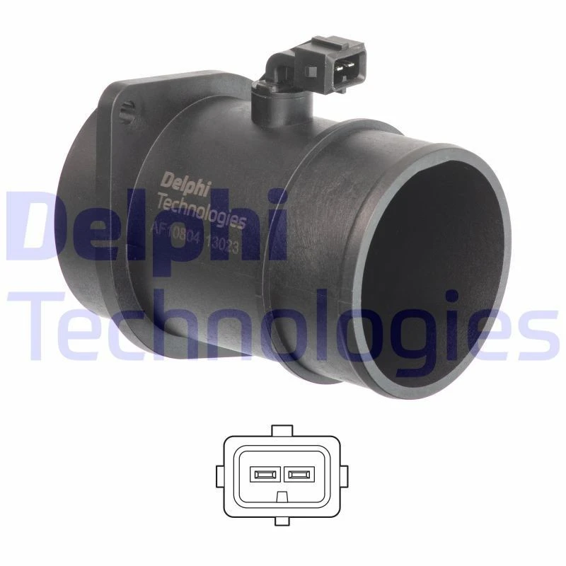 Image of DELPHI AF10804-12B1 Mass air flow sensor with housing Air Mass Sensor (3926)