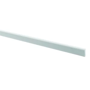 Wickes PVCu White Cloaking Profile 45 x 2500mm Pack 5