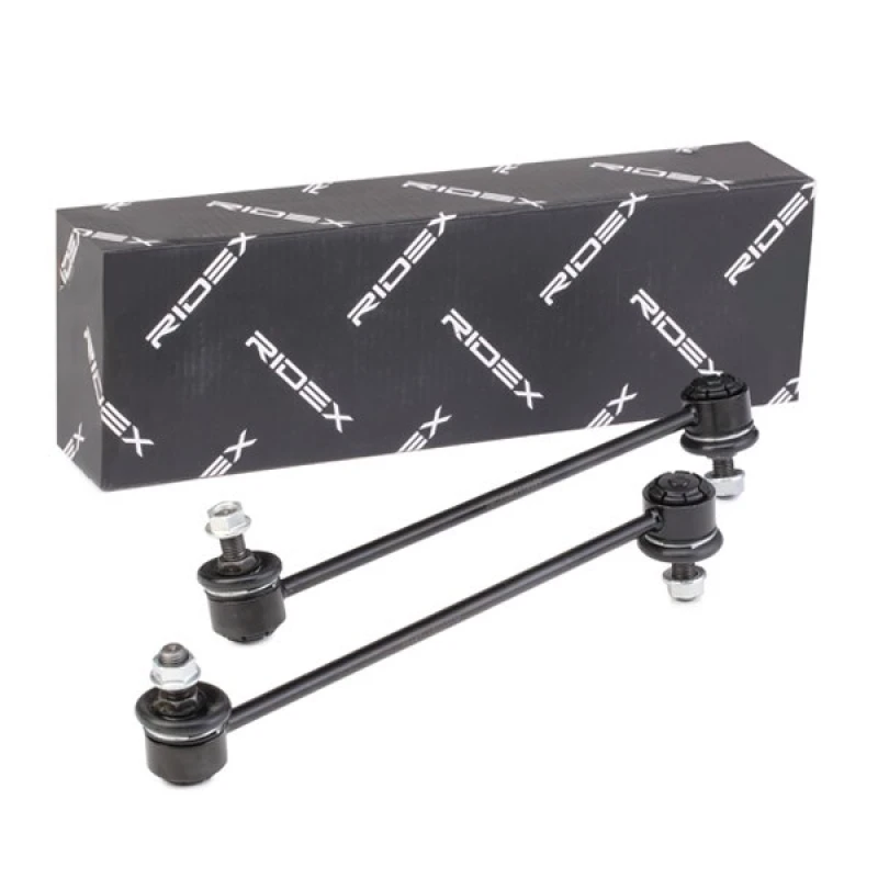Image of RIDEX 2067R0055 Anti-roll Bar Stabiliser Kit Front Axle Right Steel Anti-roll Bar Stabiliser Kit (2067)