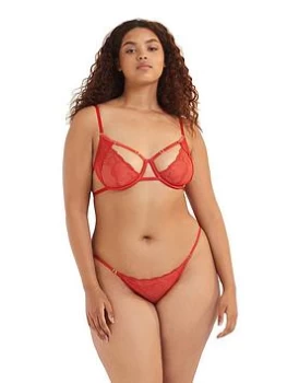 Image of BlueBELLA Enya Thong - Red, Size 10, Women
