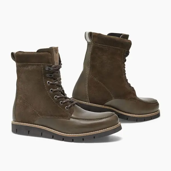 Image of REV'IT! Mohawk 3 Olive Green Black Motorcycle Shoes Size 45