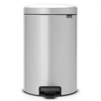 image of Brabantia 20L Pedal Bin - Metallic Grey