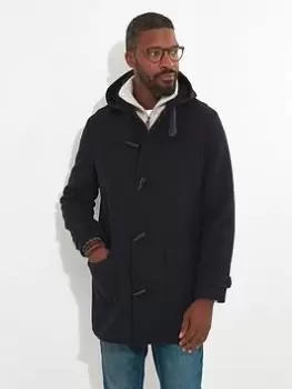Image of Joe Browns Joe Browns Dapper Duffle Coat - Navy, Size XL, Men