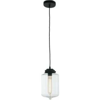 Image of Fan Europe Lighting - Fan Europe EVELYN Globe Pendant Ceiling Light Transparent 18x28cm