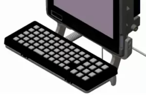 Image of Zebra KT-KYBDTRAY-VC80-R barcode reader accessory