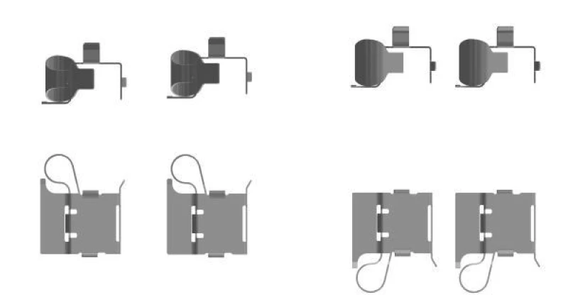 Image of Brake pad fitting kit TEXTAR 82556700
