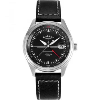 Image of Rotary Black 'Horizon' Sports Watch - HGS00001/04