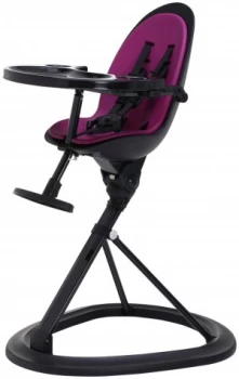 image of Ickle Bubba Orb Purple on Black Highchair