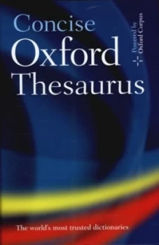 Image of Concise Oxford Thesaurus by Oxford Dictionaries Hardback