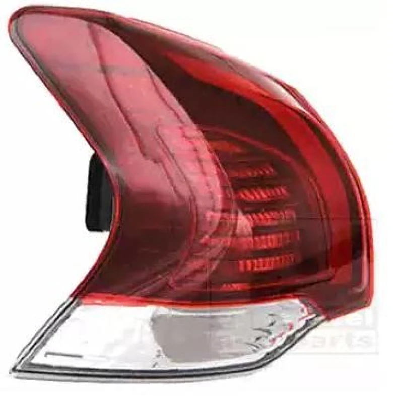 Image of VAN WEZEL 4077925 Rear light Outer section, with bulb holder, Left, LED Combination Rearlight (391)