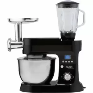 image of Cooks Professional G1183 Multi-function 1200W Stand Mixers - Black