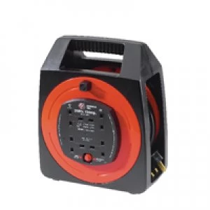 Image of Slingsby Extension Cable Semi-Enclosed Reel 20 Metre 13Amp 4-Socket 377109