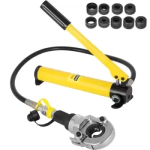 Image of VEVOR 6T Hydraulic Crimping Tool V12-28mm TH16-32mm Press Pliers, V-Shaped/TH-Shaped Pipe Crimping Pliers, Jaws 360