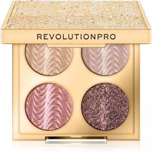 image of Revolution Pro Ultimate Crystal Eye Quad Champagne Crystal