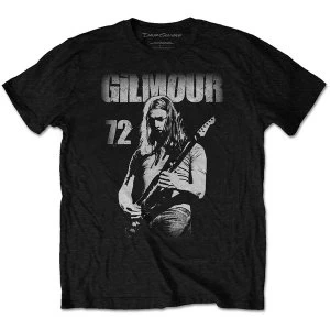 Image of David Gilmour - 72 Mens Large T-Shirt - Black