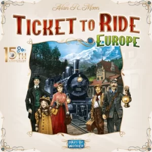 Image of Ticket to Ride: Europe 15th Anniversary Collector&rsquo;s Edition Board Game
