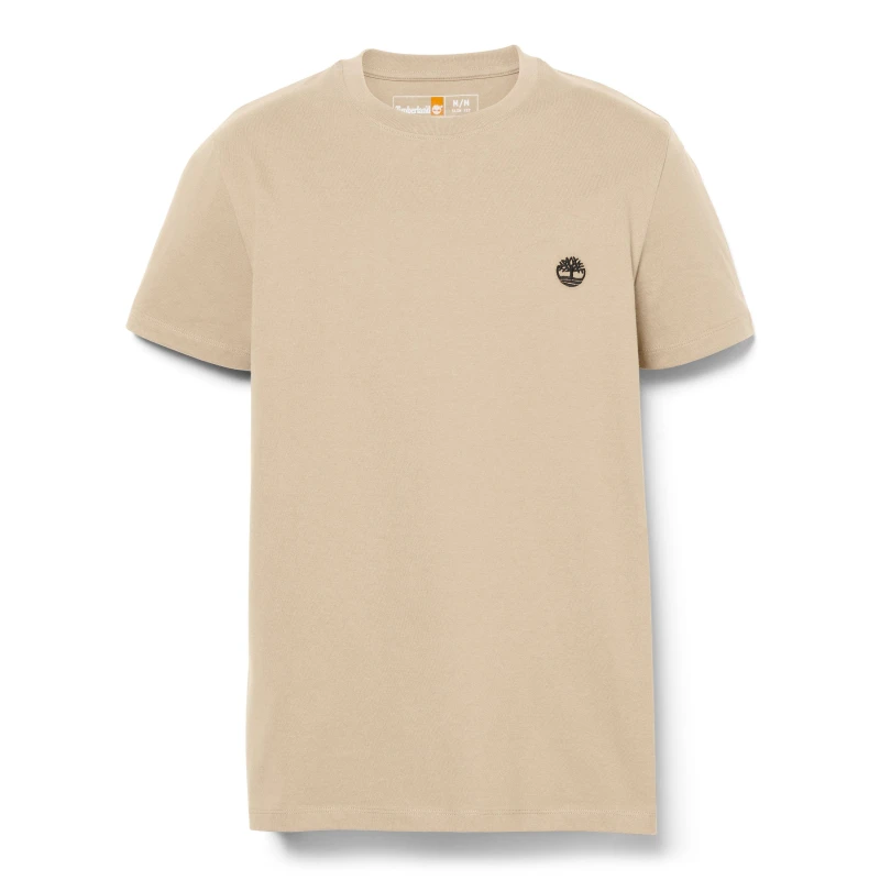 Image of Timberland Dun River Crew Slim T-Shirt Light Brown XL