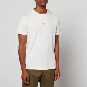 Image of Polo Ralph Lauren Mens Center Polo Player T-Shirt - Clubhouse Cream - L