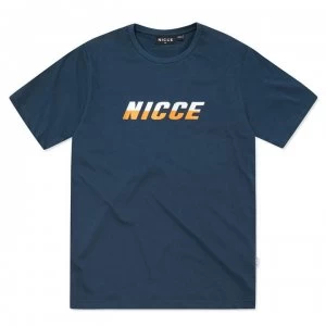 image of Nicce T Shirt Mens - Airforce Blue