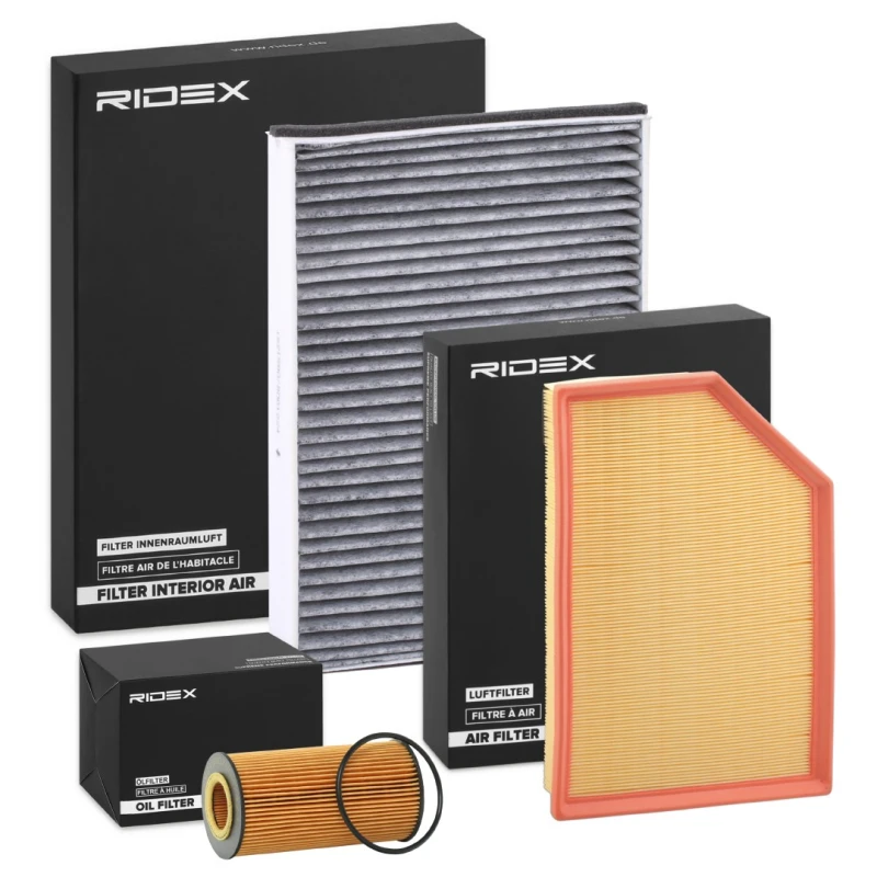 Image of RIDEX 4055F19618 Filter Set with gasket/seal Filter Set (4055)