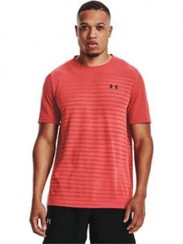 Image of Urban Armor Gear Training Seamless Fade T-Shirt - Red/Black, Red/Black, Size S, Men