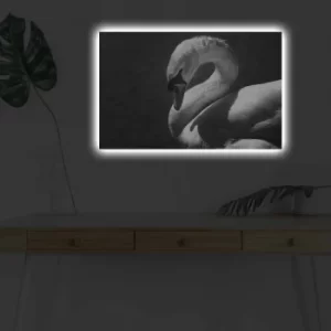 Image of 4570DHDACT-051 Multicolor Decorative LED Lighted Canvas Painting