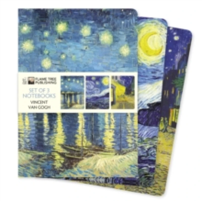 Image of Vincent van Gogh Set of 3 Standard Notebooks Notebook / blank book