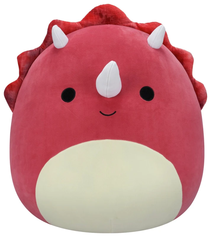 Image of Squishmallows Squishmallows Tristan Red Triceratops Plush