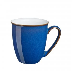 image of Denby Imperial Blue Coffee Beaker Mug