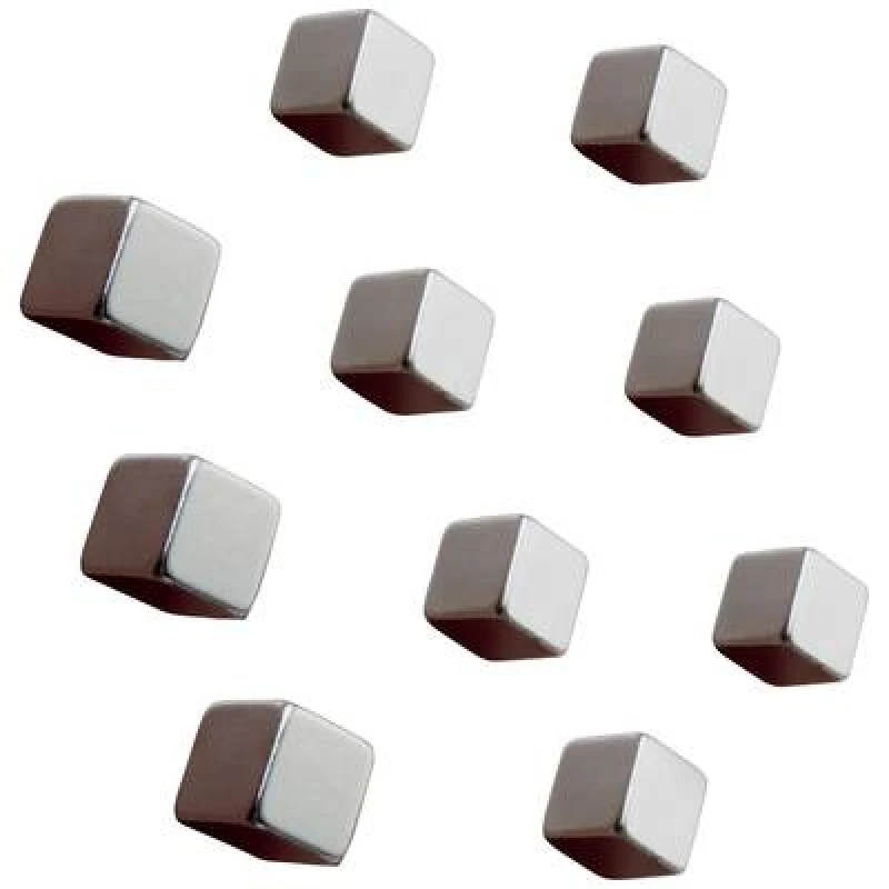 Image of Sigel Sigel Neodym magnet C5 Strong (W x H x D) 10 x 10 x 10 mm Cube Silver 10 pc(s) BA193 BA193