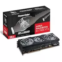 image of Powercolor Radeon RX 7900 XTX HellHound 24GB GDDR6 PCI-Express Graphics Card