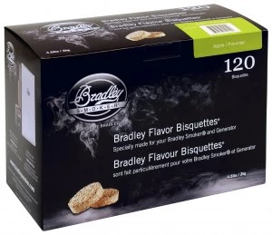 image of Bradley Smoker Apple Bisquettes 120 Pack