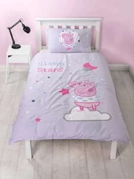 Image of Peppa Pig Sleepy Single Duvet Cover Set