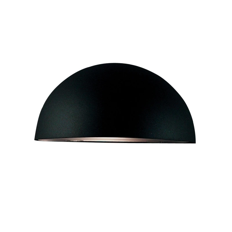 Image of Nordlux Scorpius Outdoor Wall Light Black Metal Solar E27 Sensor Weatherproof - Mains Powered, IP33 Black Unisex