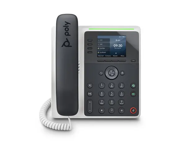 Image of HP POLY Edge E220 IP Phone Black Wired handset 4 lines IPS 7.11cm (2.8") 82M87AA