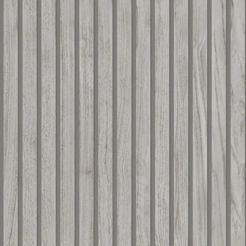 Image of Belgravia Panacea Wood Slat Grey Wallpaper Modern Contemporary Feature Wall