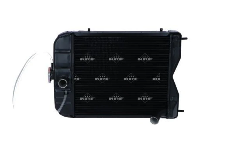 Image of NRF 53654 Engine radiator EASY FIT Brazed cooling fins, Aluminium, with lid Aluminium Radiator,engine cooling (470)