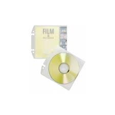 Image of Durable CD/DVD punched pocket 1 CD/DVD/Bluray PP Transparent 10 pcs 522319