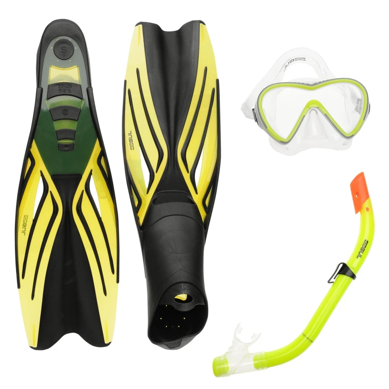 Image of Gul Snorkel Set Junior Yellow unisex Med C13-1
