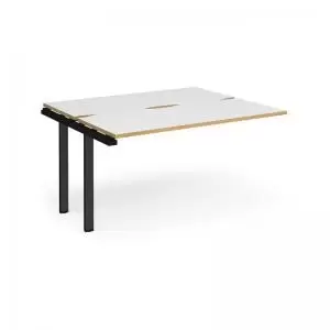 Image of Adapt add on unit single 1400mm x 1200mm - Black frame and white top