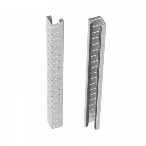 Image of Adapt II magnetic vertical cable riser - Silver
