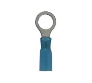 Image of Blue Heatshrink Ring Terminal 8.4mm Pk 25 Connect 30198