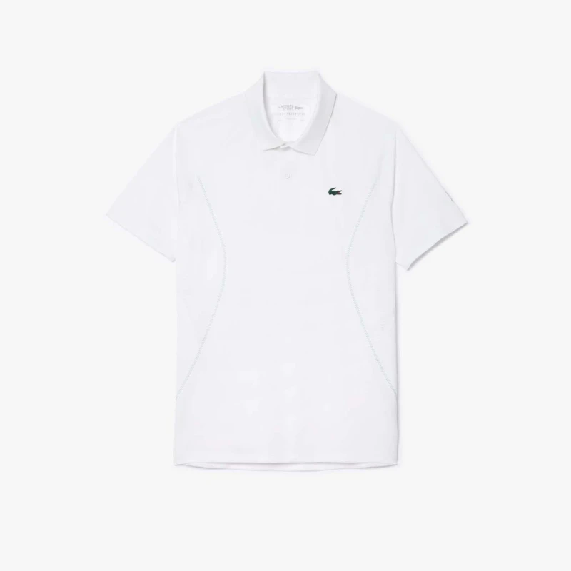Image of Lacoste Tennis x Novak Djokovic Regular-Fit Polo Shirt White male XS