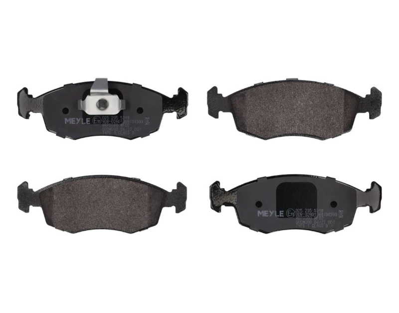 Image of MEYLE 025 235 5218 Brake pad set Front Axle, excl. wear warning contact, Original Quality, with anti-squeak plate Brake Pad Set,disc brake (402)