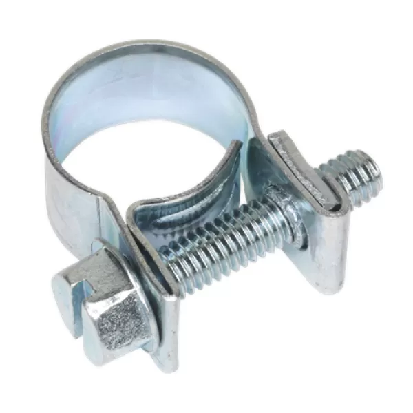 Image of Genuine SEALEY MHC1012 Mini Hose Clip Ø10-12mm Pack of 30